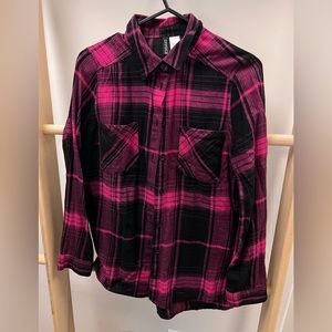 H&M Divided Womens Flannel Shirt